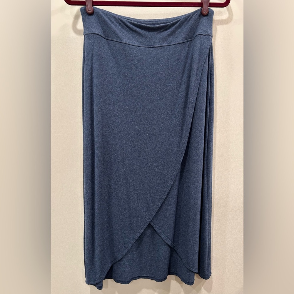 Athleta wrap skirt blue